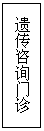 文本框: 遗传咨询门诊