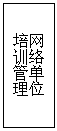 文本框: 网络单位
培训管理